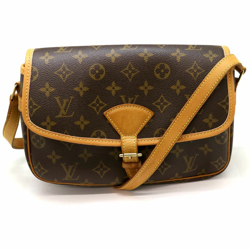 LOUIS VUITTON Sologne Shoulder Bag Monogram Canvas Brown